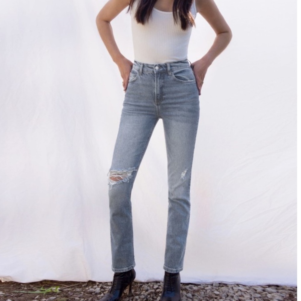 Reformation Liza High straight jeans size 29